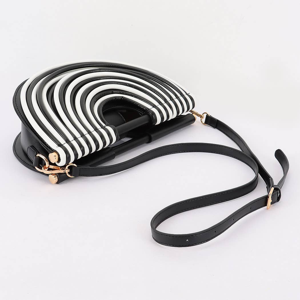 Faux Leather Noodle Bag