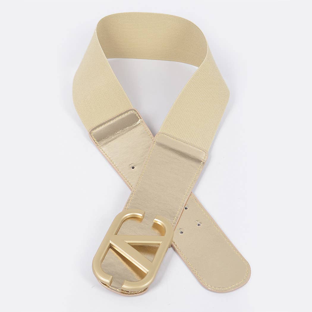 Metal Buckle Elastic Belt