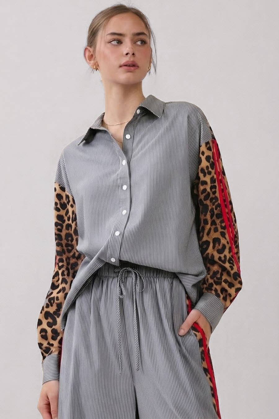 Leopard Luxe Pants Set
