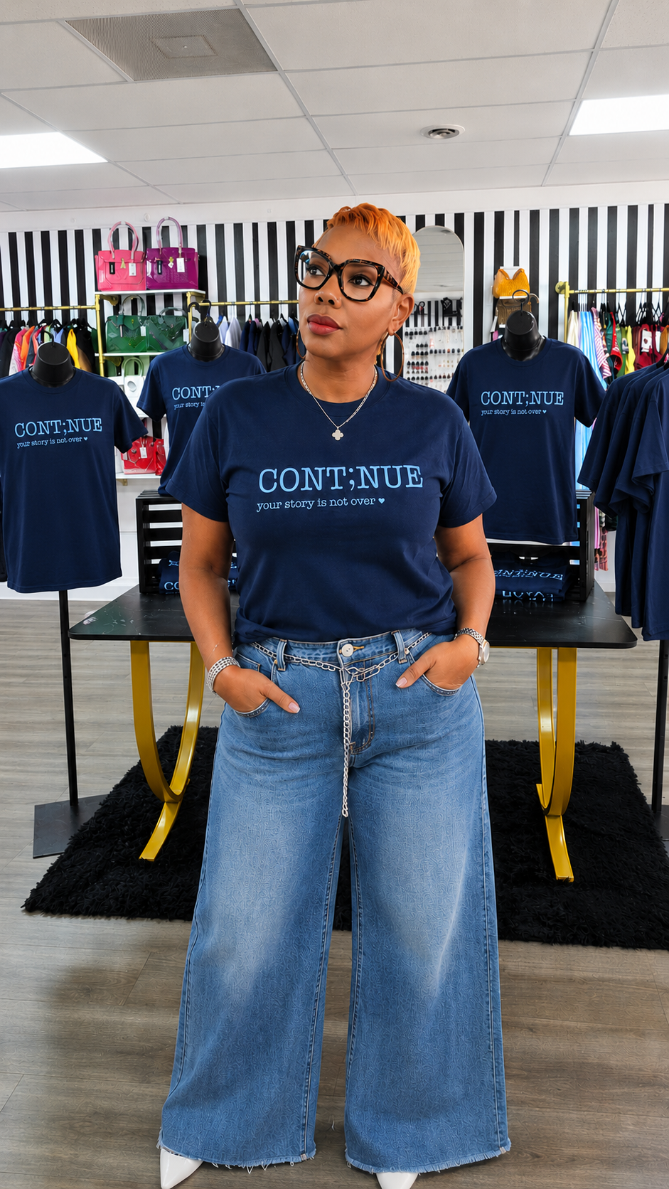CONT;NUE Graphic T-Shirt