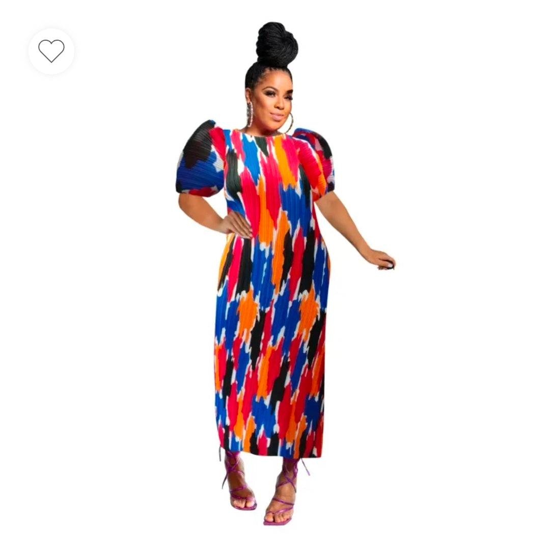 The Pop Out Midi Dress