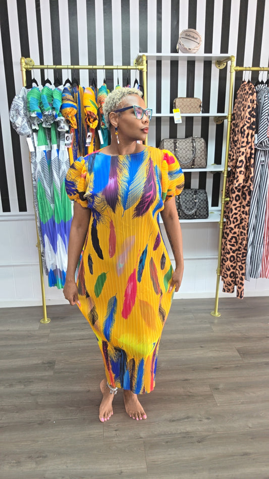 The Pop Out Midi Dress
