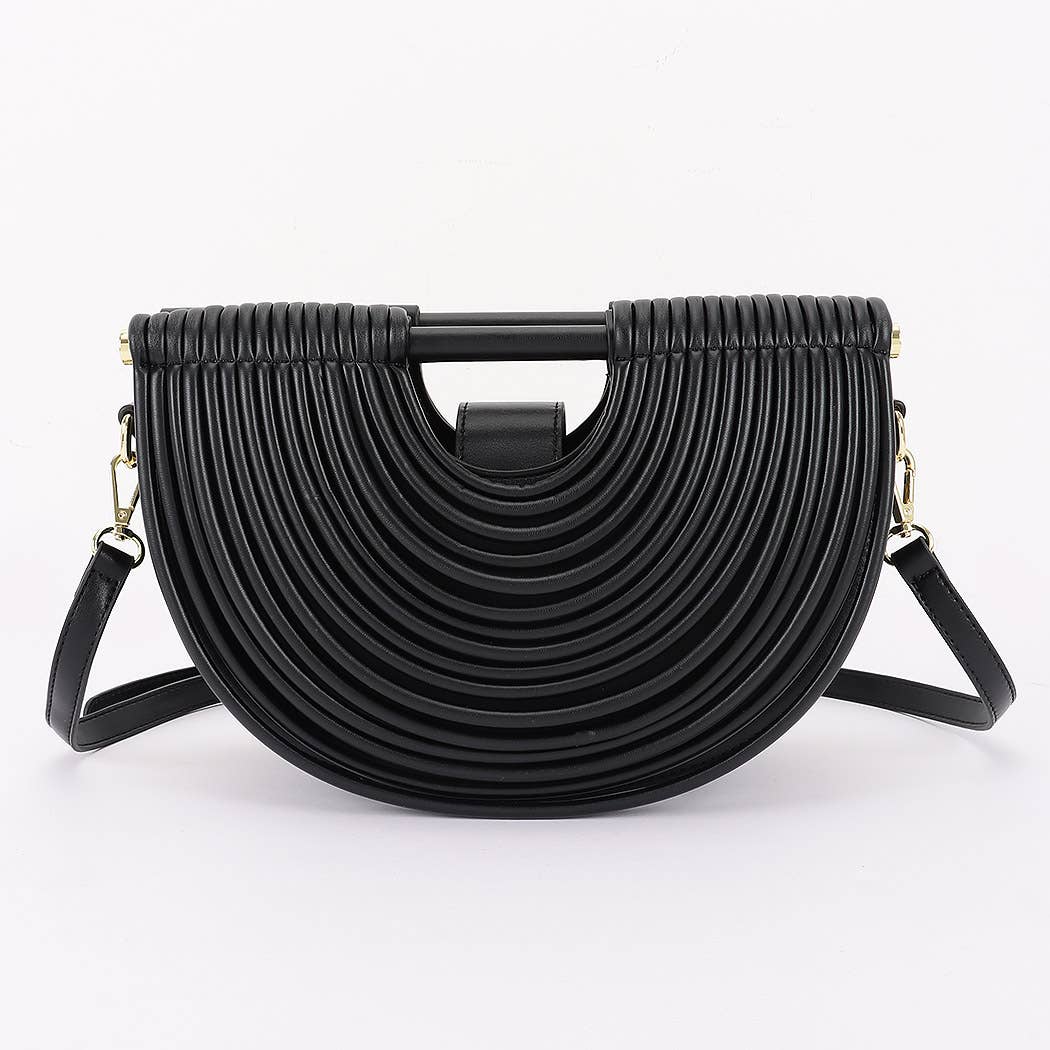 Faux Leather Noodle Bag