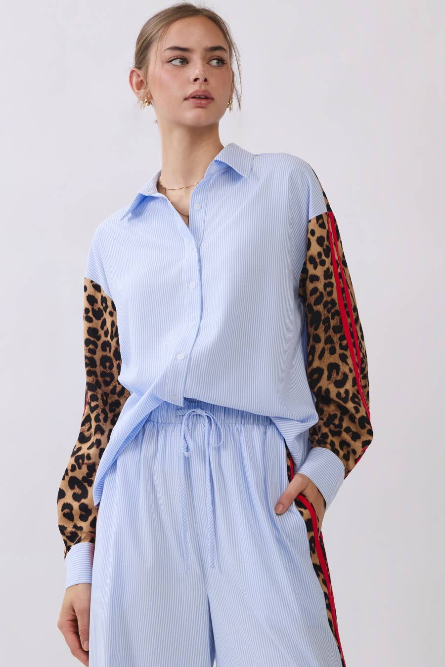 Leopard Luxe Pants Set