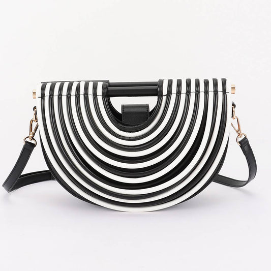 Faux Leather Noodle Bag