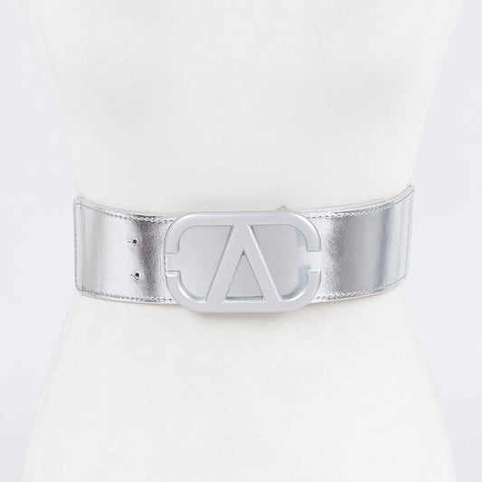 Metal Buckle Elastic Belt