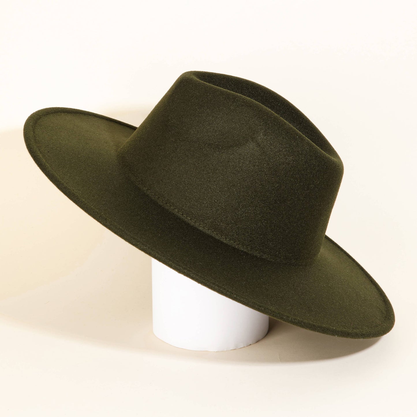 Flat Brim Fedora Fashion Hat