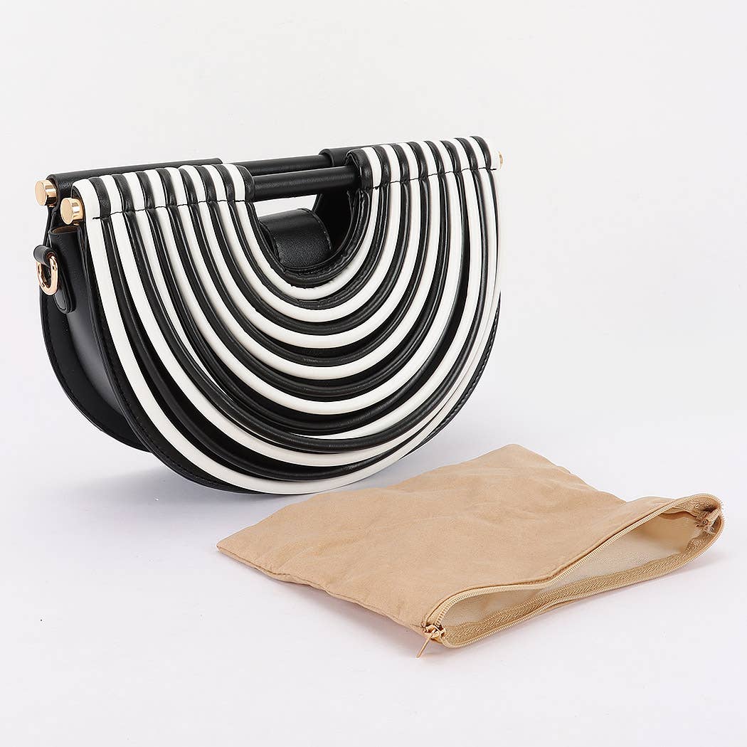 Faux Leather Noodle Bag