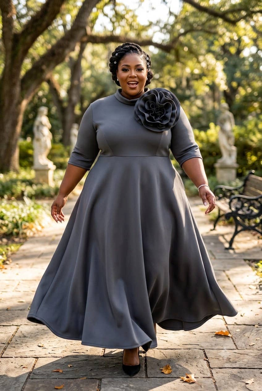 GRACEFULLY BOLD MAXI DRESS
