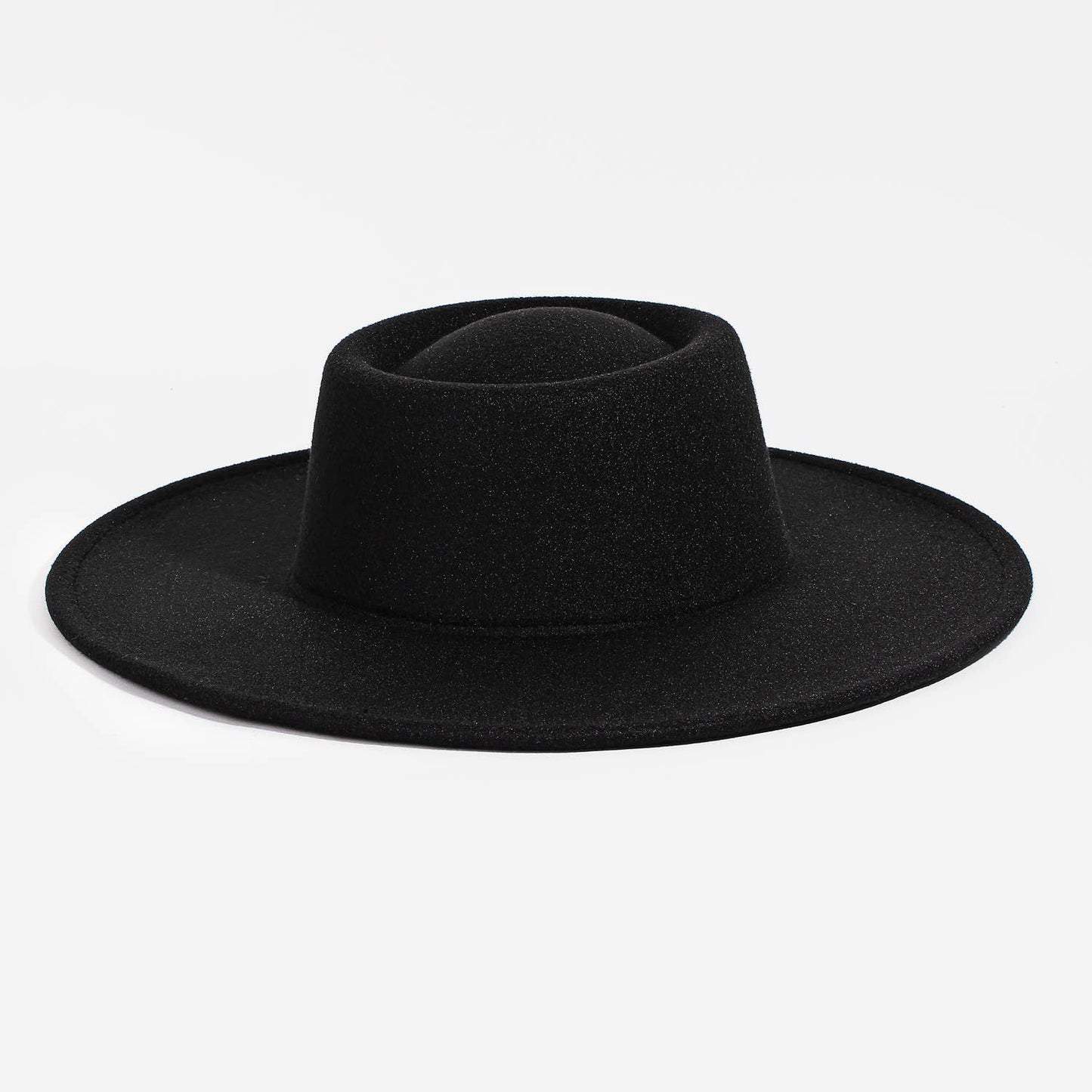 Flat Brim Pork Pie Fashion Hat