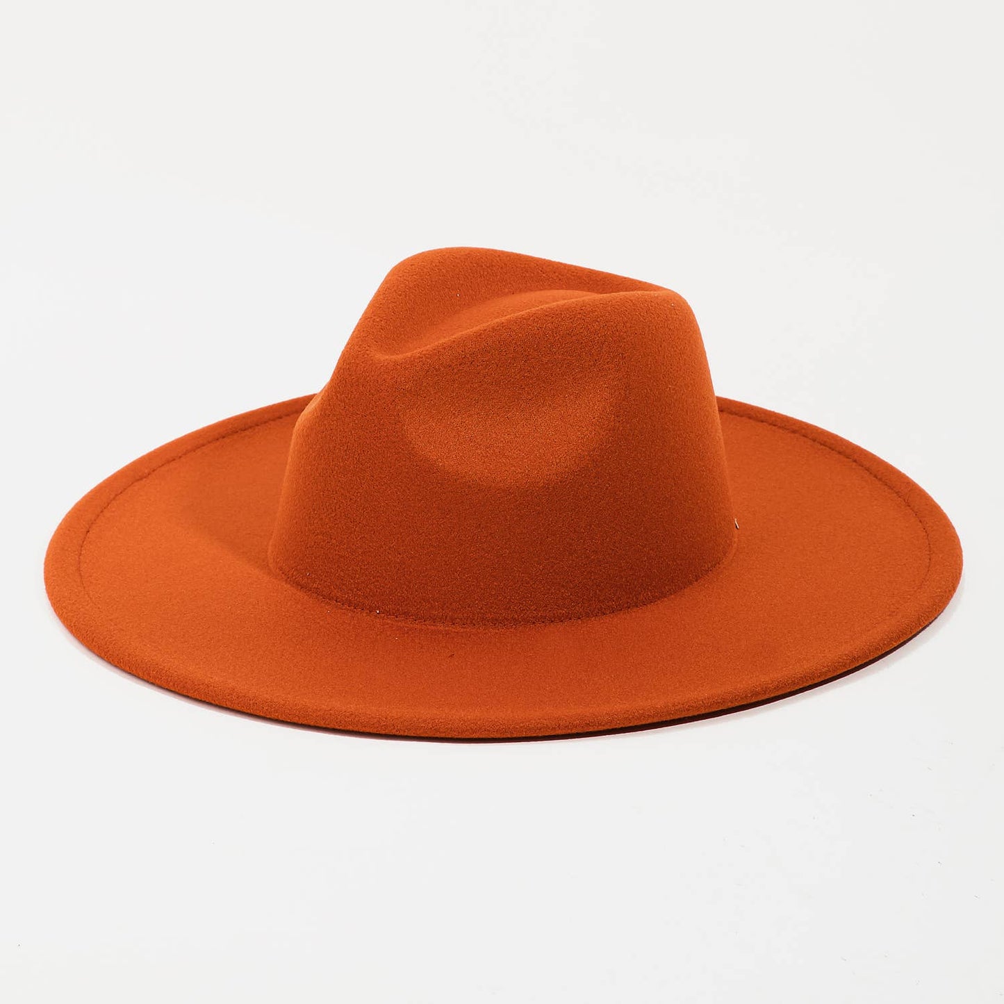 Flat Brim Fedora Fashion Hat