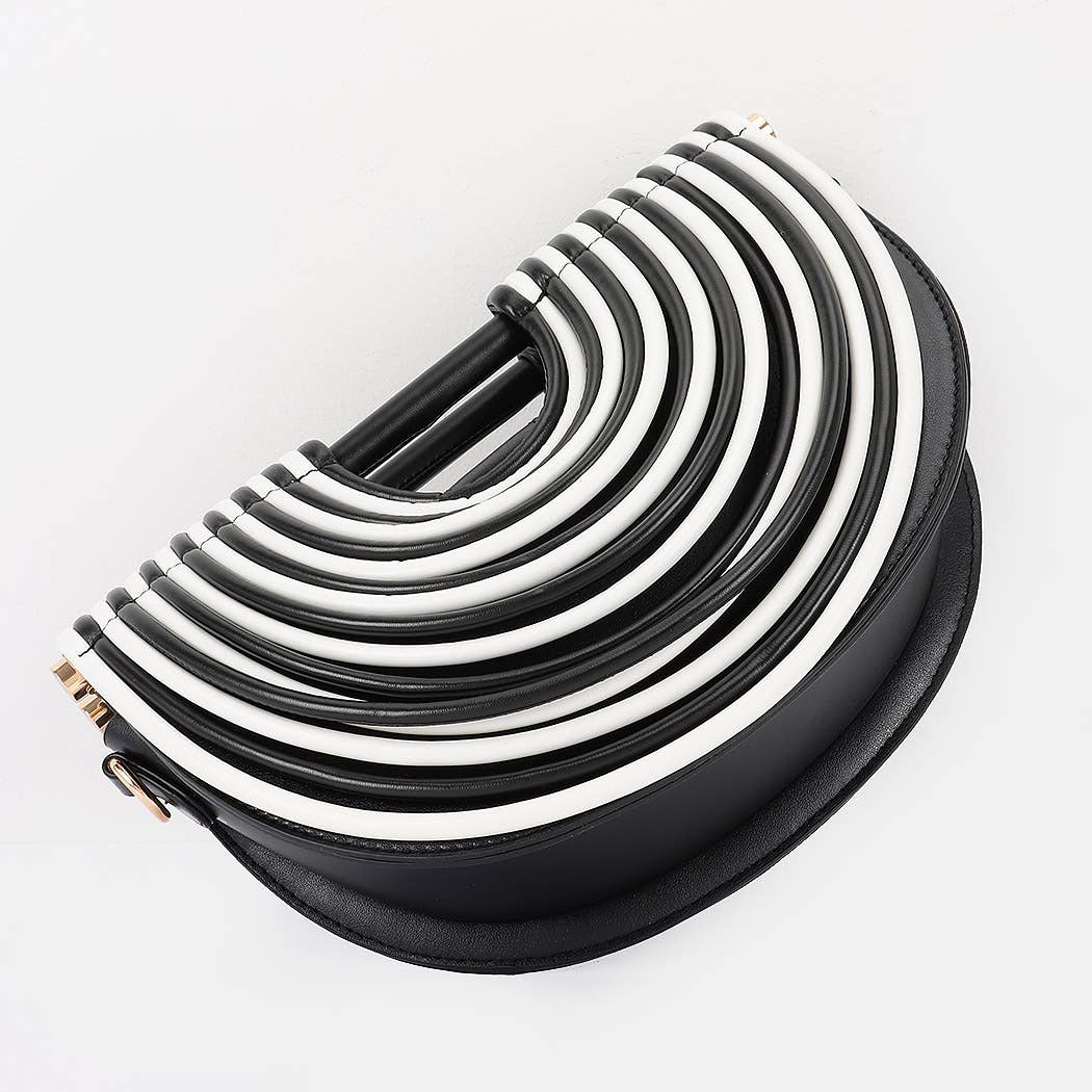 Faux Leather Noodle Bag