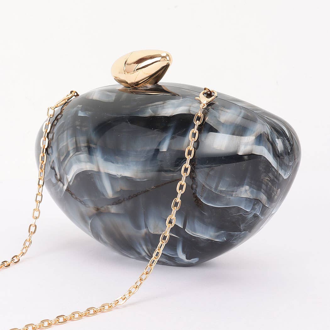 Marble Acrylic Clutch Bags