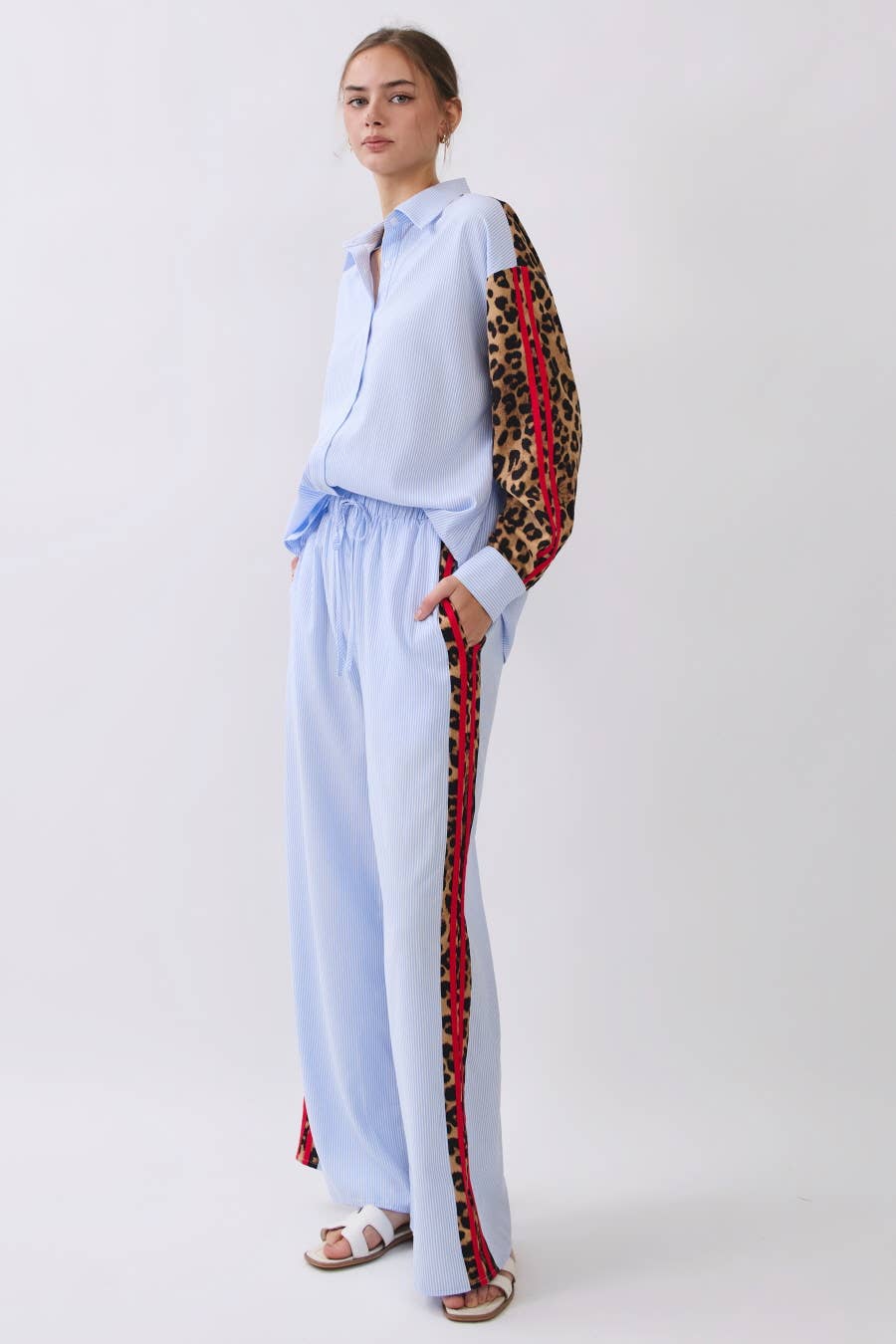 Leopard Luxe Pants Set