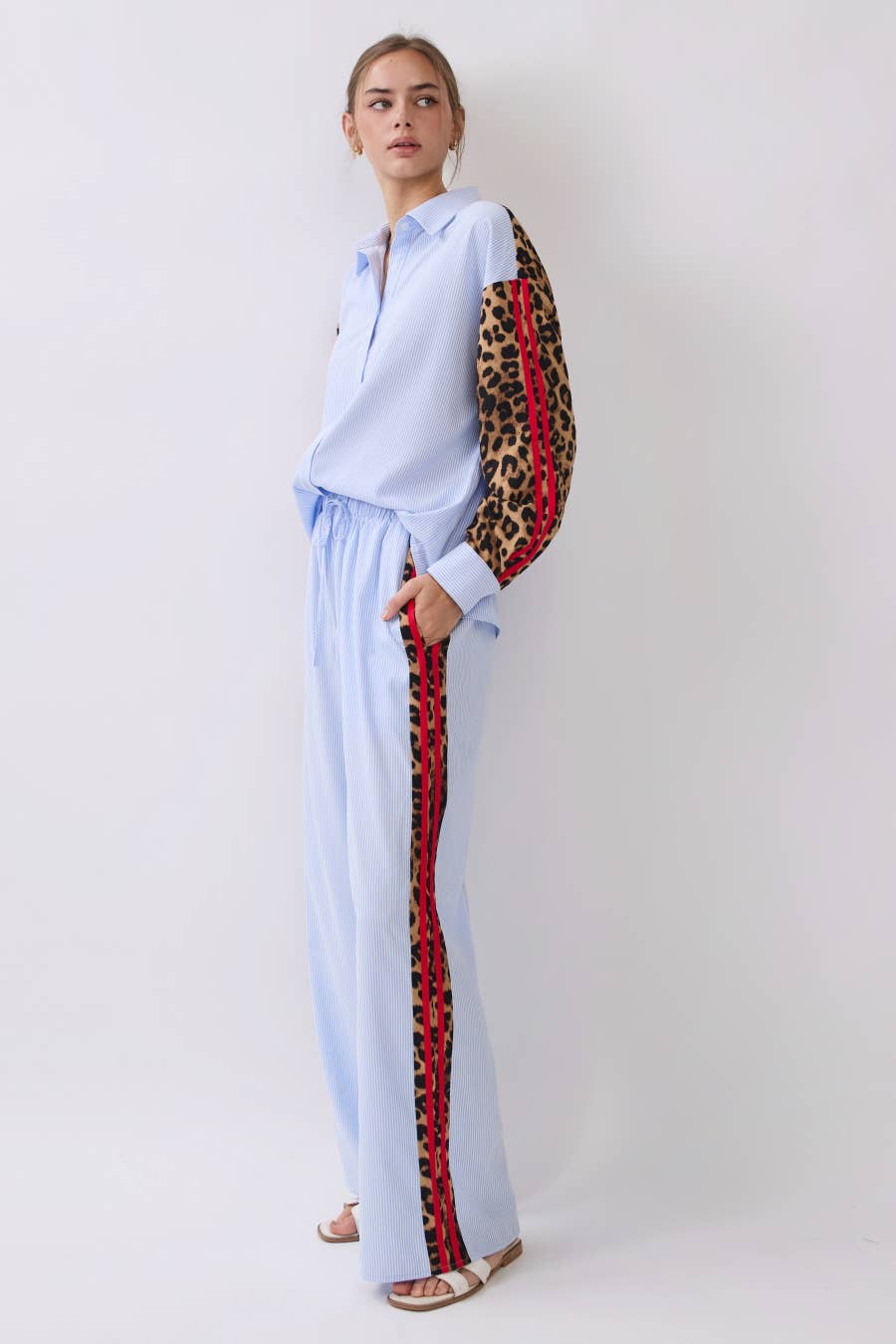 Leopard Luxe Pants Set