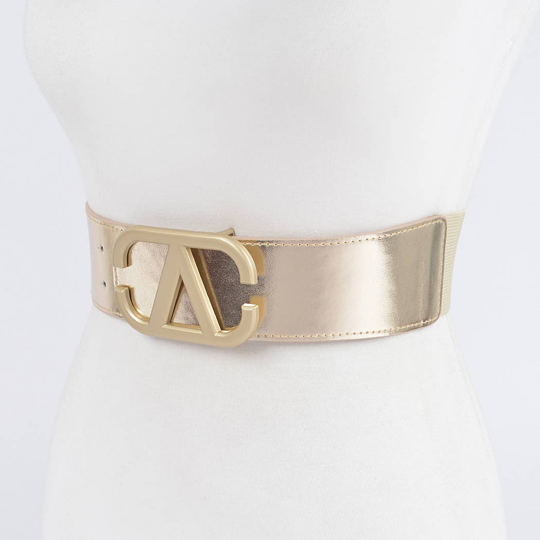Metal Buckle Elastic Belt