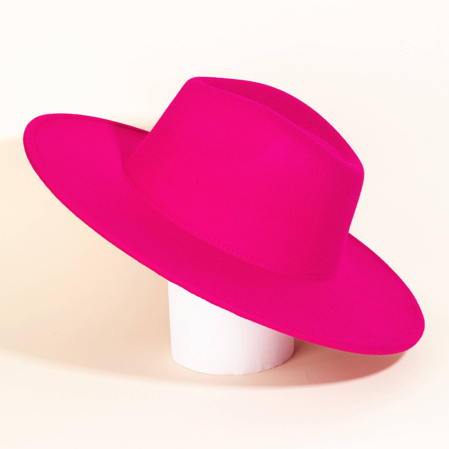 Flat Brim Fedora Fashion Hat