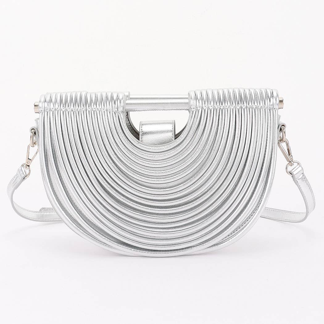 Faux Leather Noodle Bag