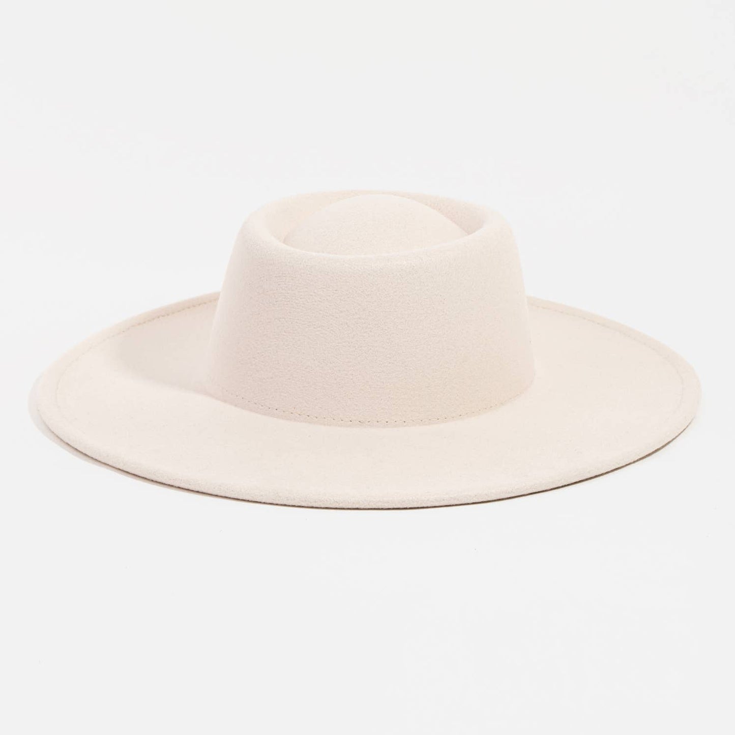 Flat Brim Pork Pie Fashion Hat