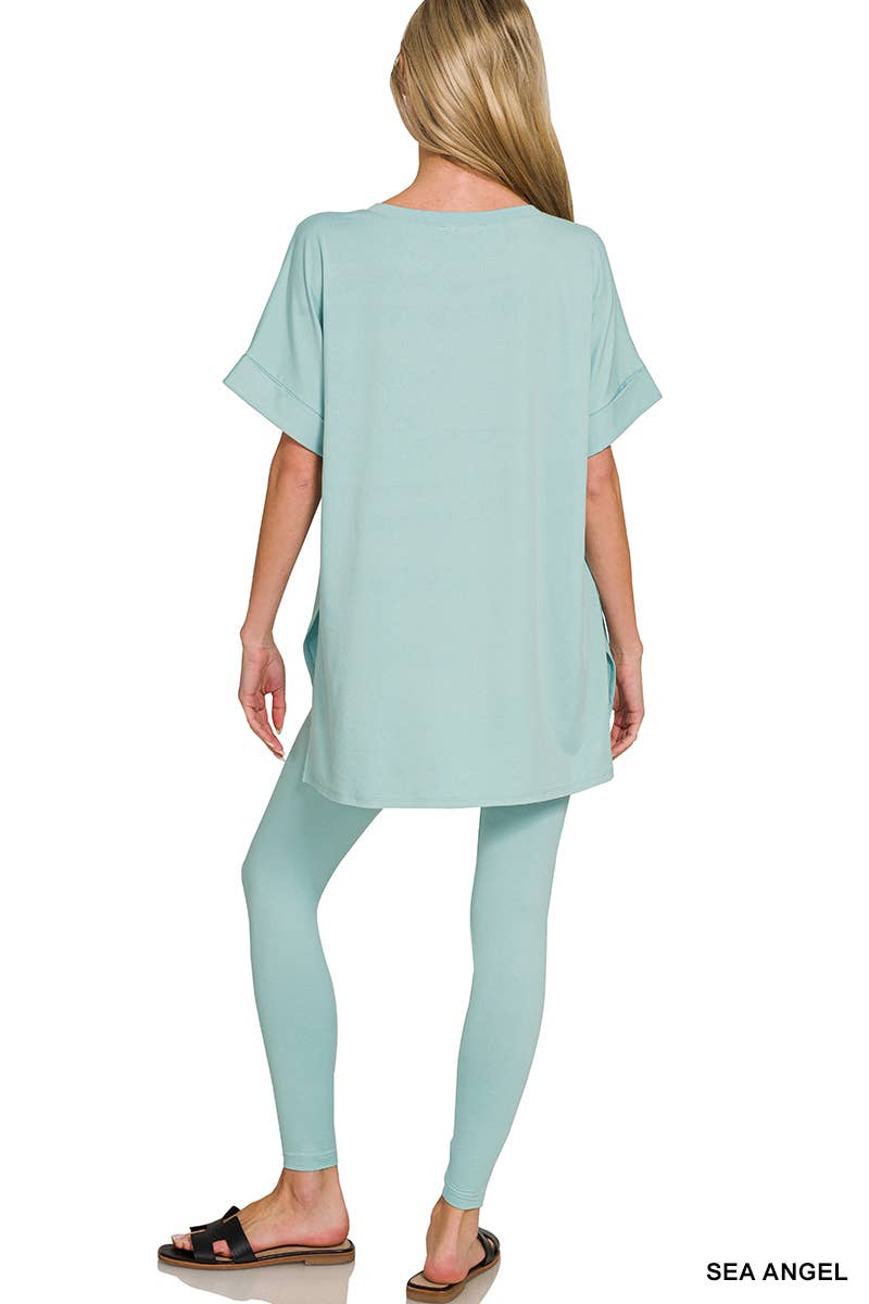 Cozy Girl V-Neck Loungewear Set