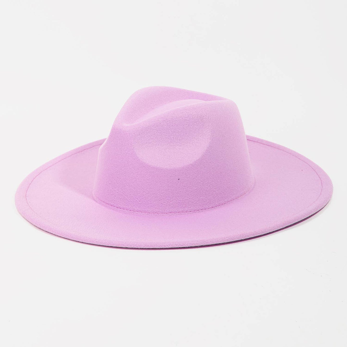 Flat Brim Fedora Fashion Hat