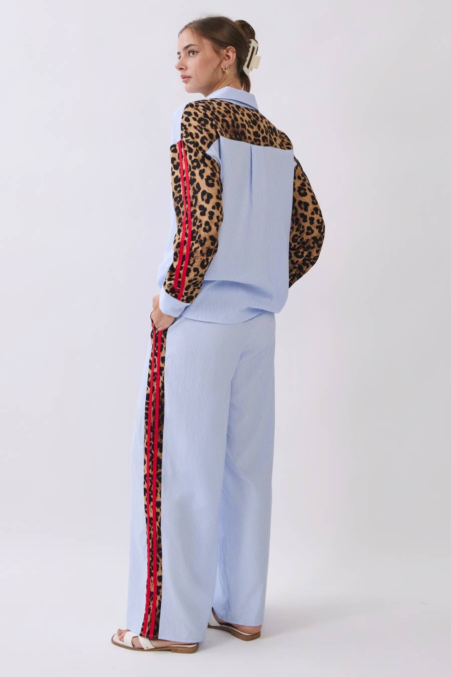 Leopard Luxe Pants Set
