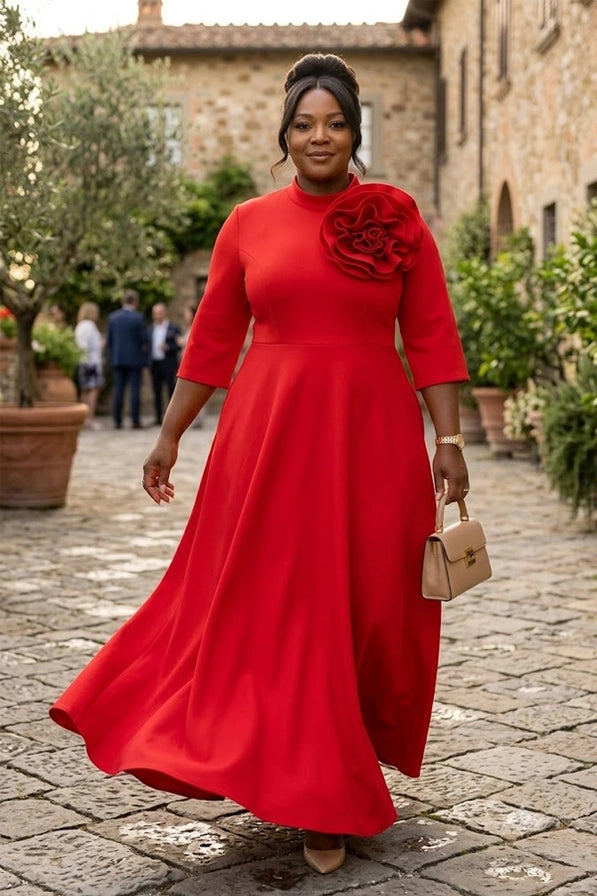 GRACEFULLY BOLD MAXI DRESS