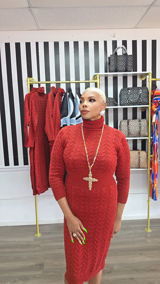 SWEATER DRESS