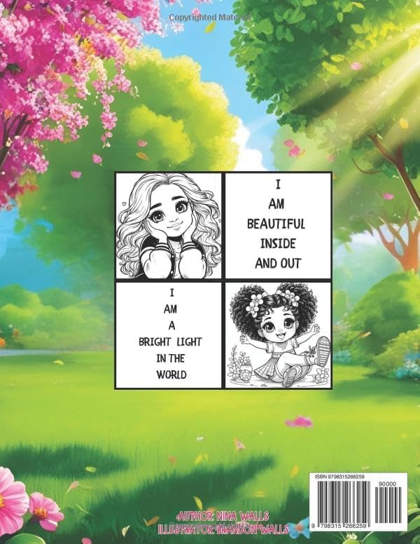 POSITIVE AFFIRMATION COLORING BOOKS