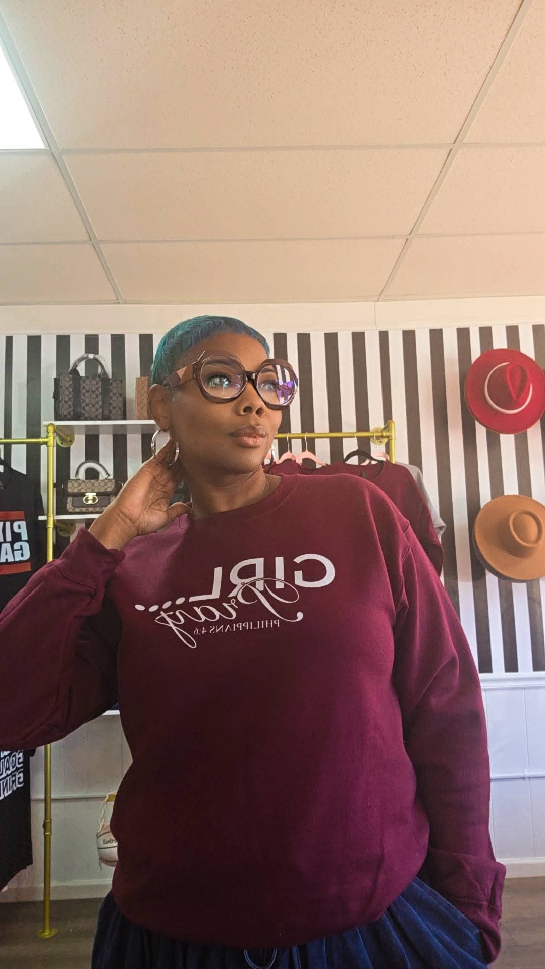 GIRL PRAY SWEATSHIRT