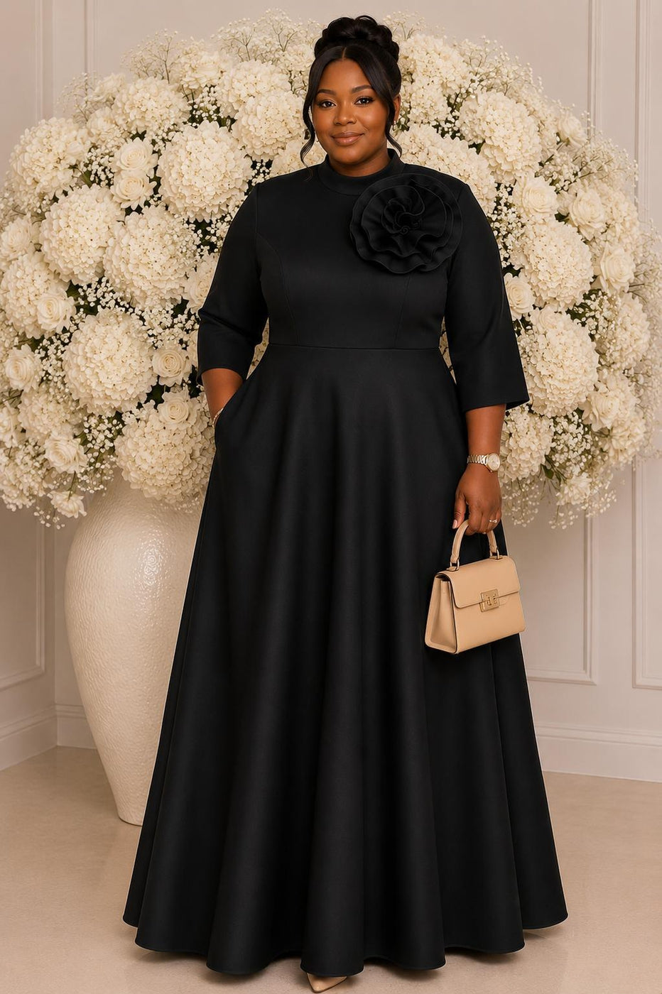GRACEFULLY BOLD MAXI DRESS