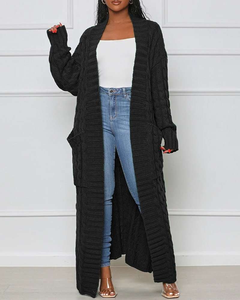 Long Cozy Sweater Duster